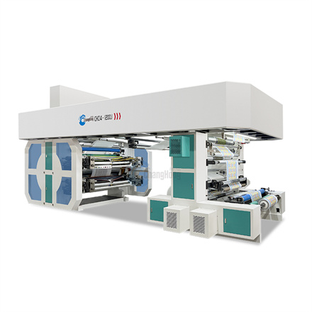 4色新款经济型卫星式柔版印刷机【熔喷布】