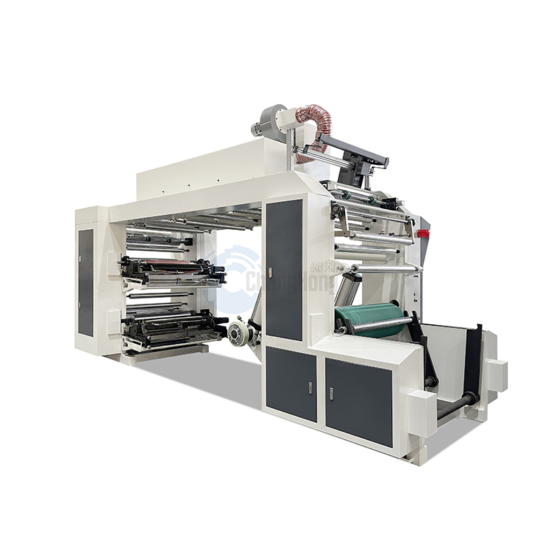 4色拷贝纸层叠式柔版印刷机