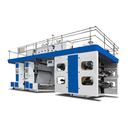 卫星式透气膜印刷机【外观蓝】